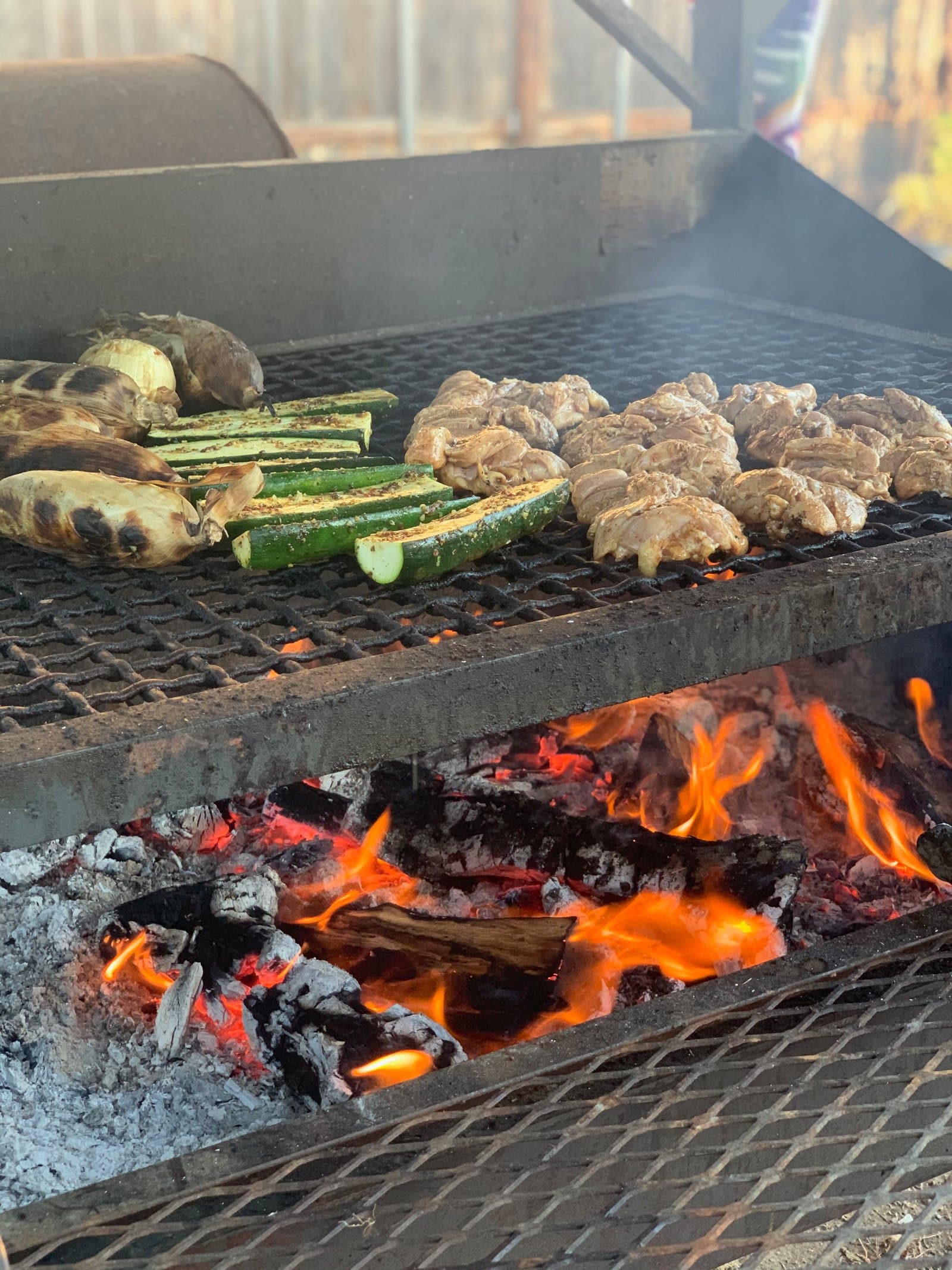 Wood-fired BBQ catering event in Oregon