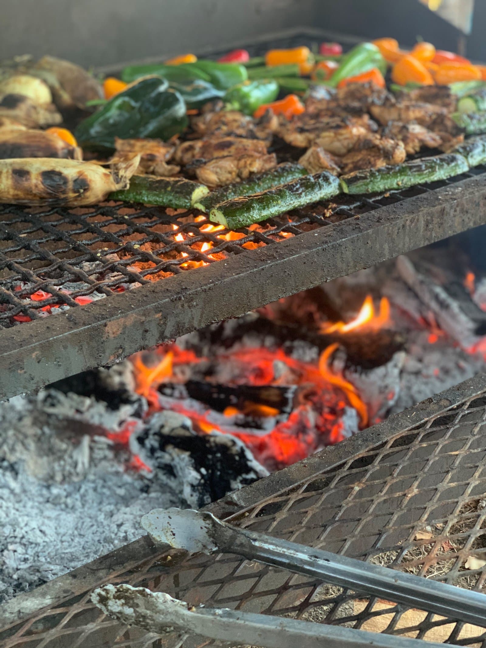 Wood-fired BBQ catering event in Oregon