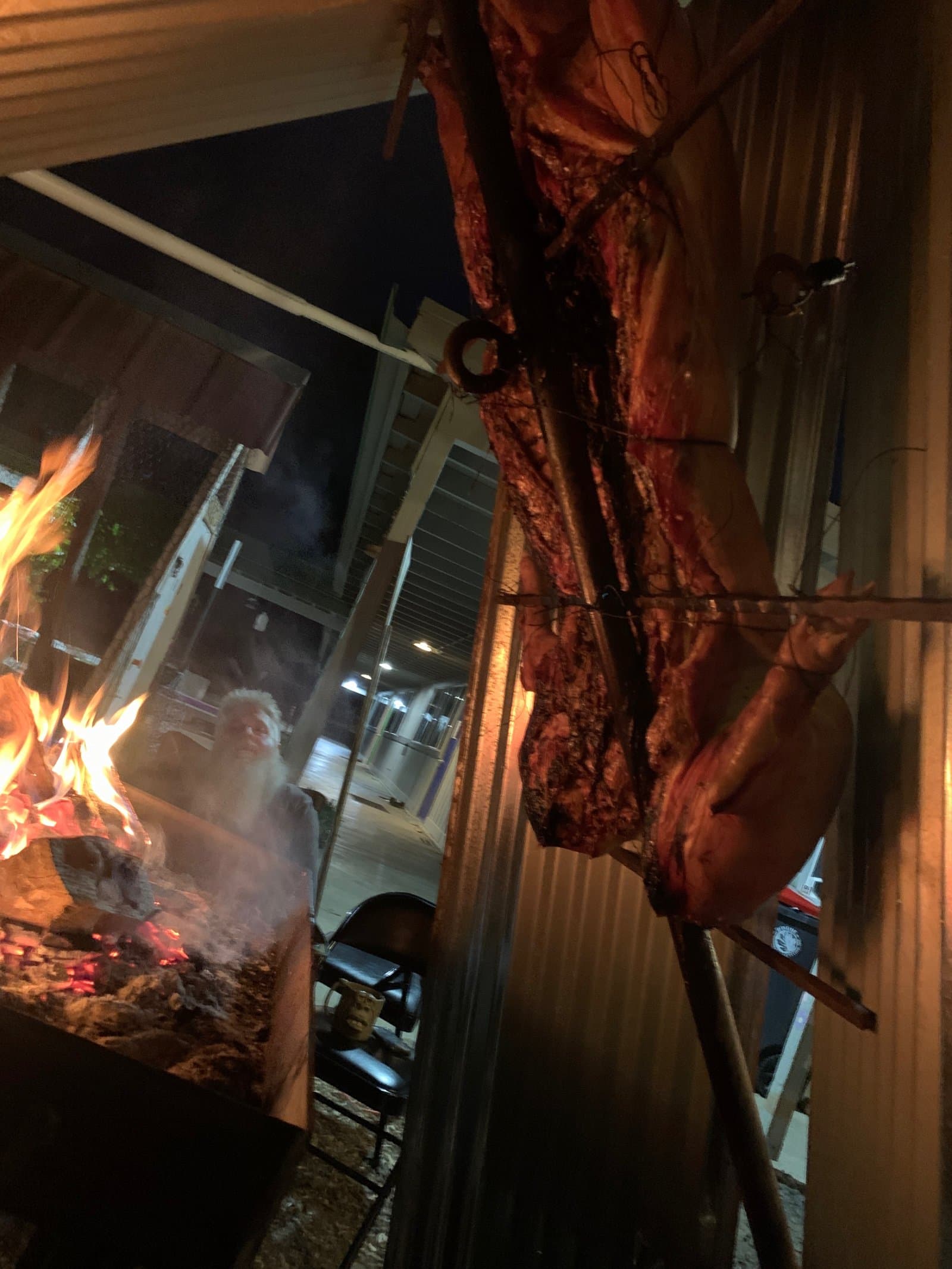 Wood-fired BBQ catering event in Oregon